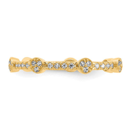 10k yellow gold cz ring 10c1383