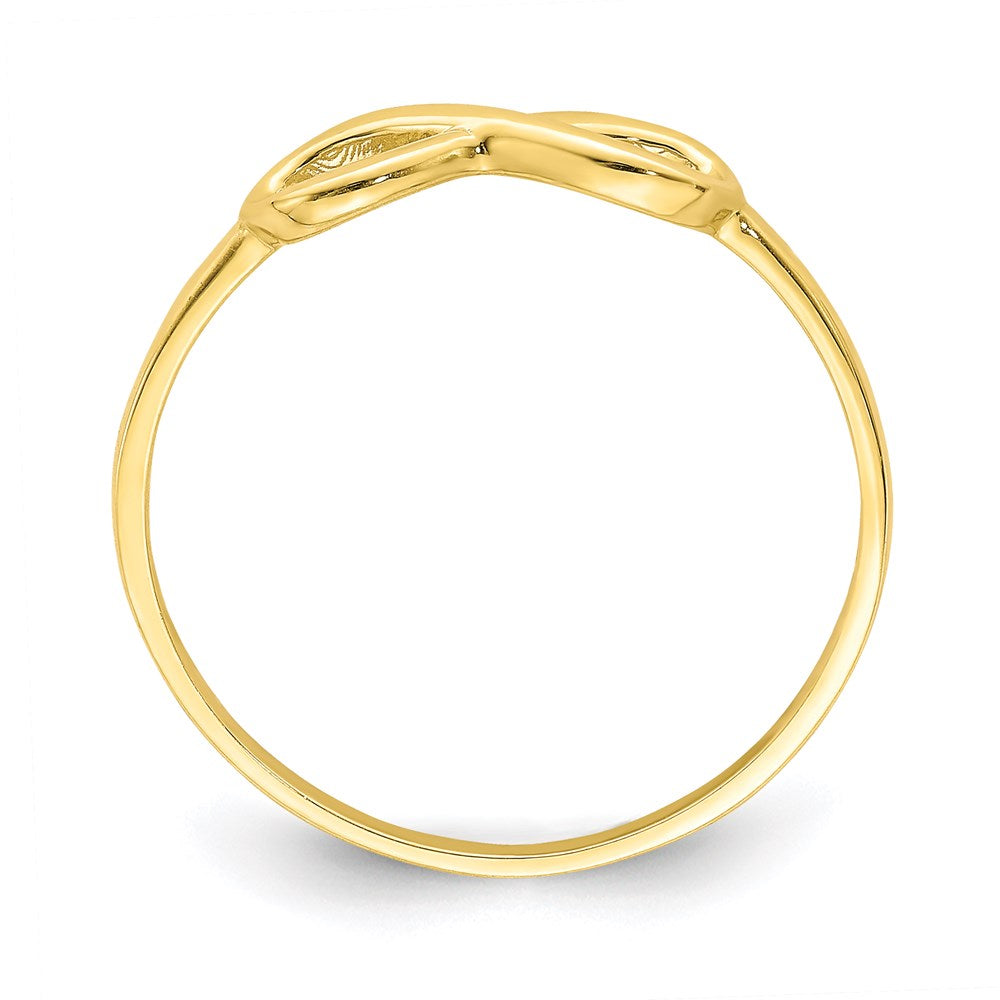 10k yellow gold ininfity ring 10c1414