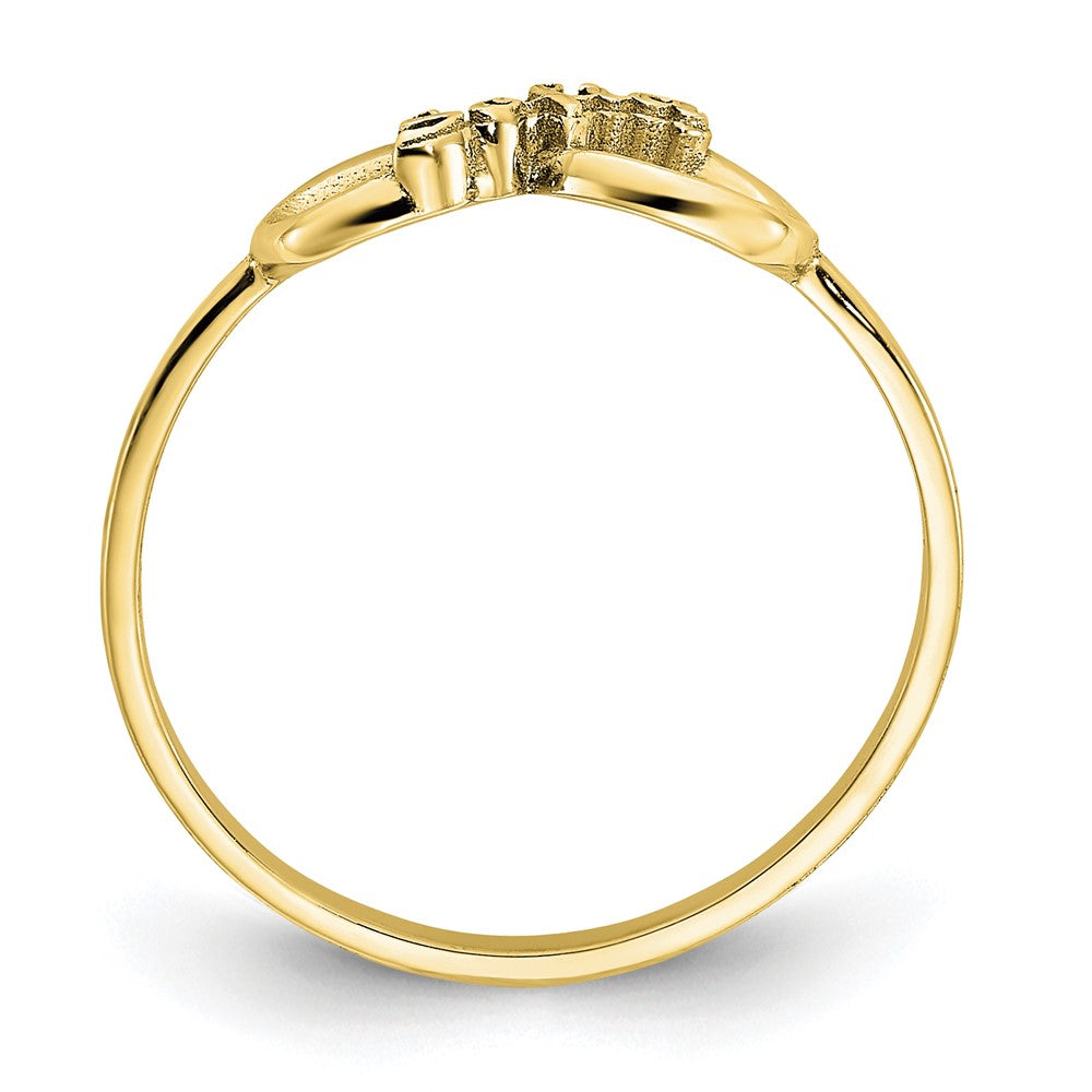 10k yellow gold personalized infinity name ring 10xnr90y