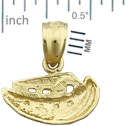 14K Gold Noah's Ark Charm