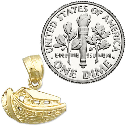 14K Gold Noah's Ark Charm