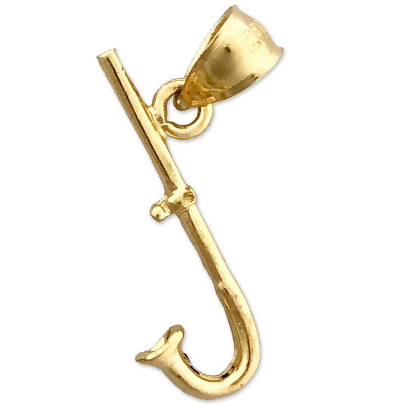 14K Gold 3D Snorkel Charm