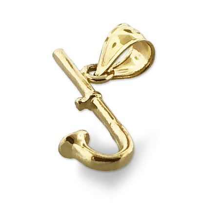 14K Gold 3D Snorkel Charm
