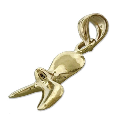 14K Gold 3D Propeller Charm