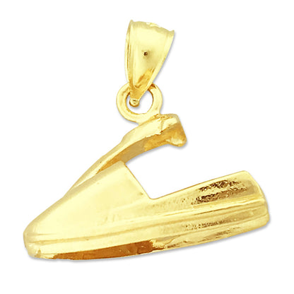 14K Gold 3D Jet Ski Charm