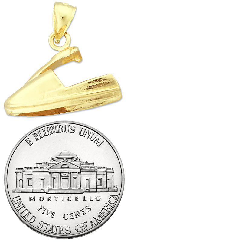 14K Gold 3D Jet Ski Charm