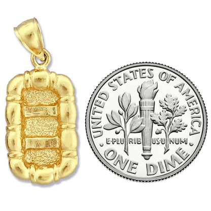 14K Gold 3D Raft Charm