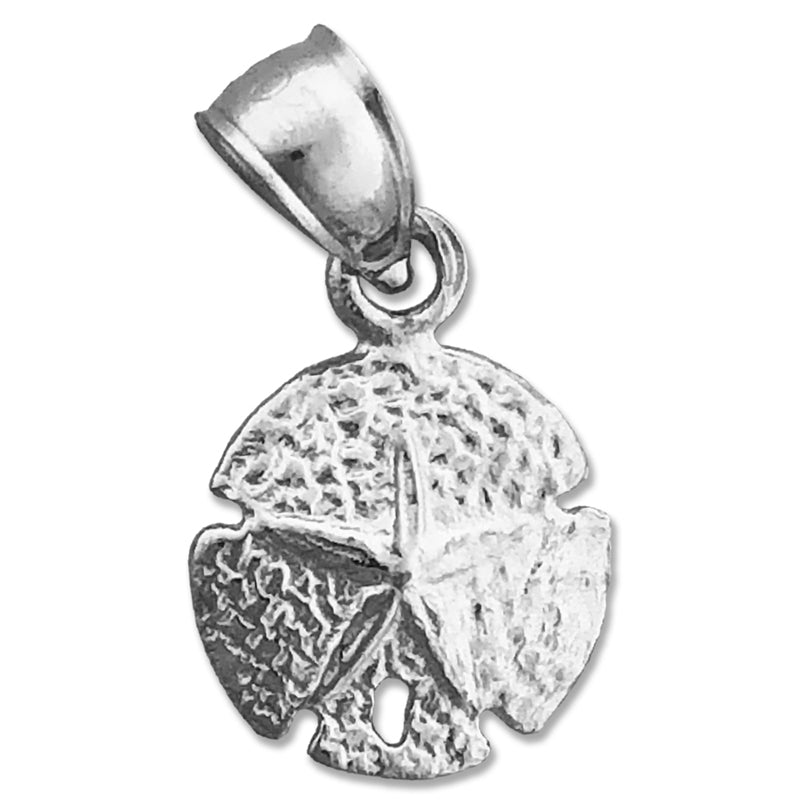 14K Gold 10MM Sand Dollar Charm