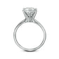 1.50 CT. Certified Natural Clarity Enhanced Diamond Solitaire Engagement Ring in Solid 14K White Gold (I/I2)