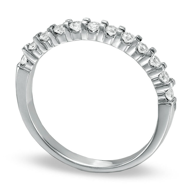 0.50 CT. T.W. Natural Diamond Band in Solid 10K White Gold
