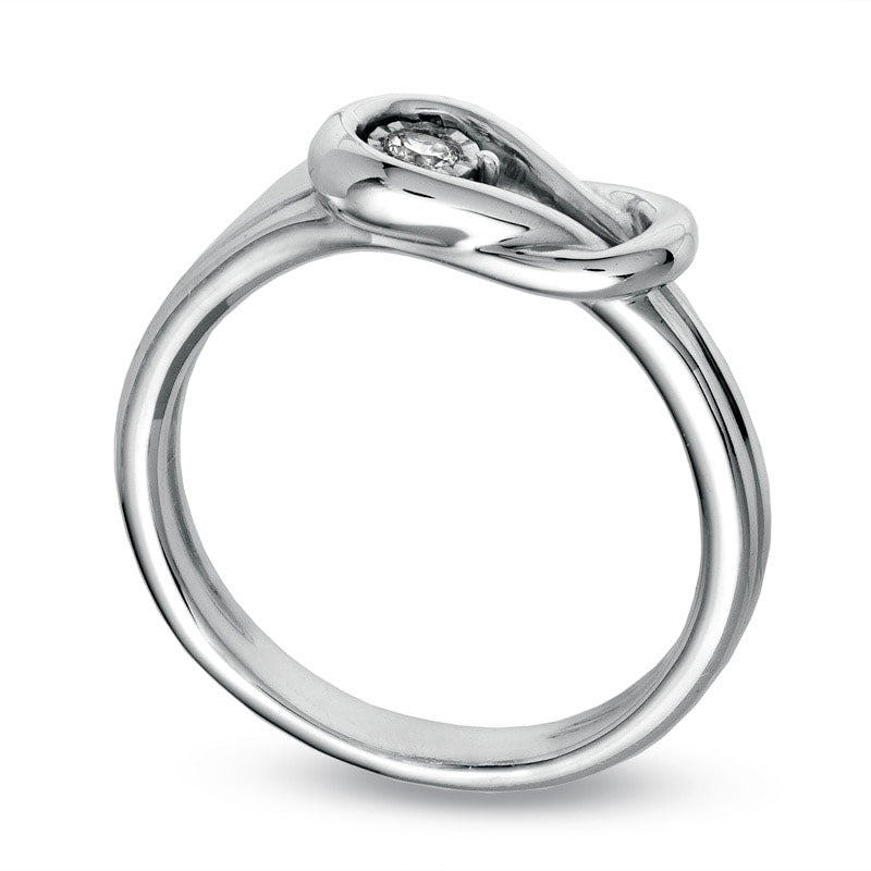 Natural Diamond Accent EverlonÖ Promise Ring in Sterling Silver