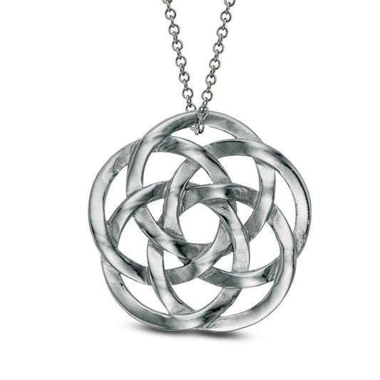 Celtic Knot Pendant in Sterling Silver - 16