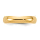 Ricardo Barraque Custom Order - Solid 10K Yellow Gold 5mm Comfort Fit Men's/Women's Wedding Band Ring Size 10