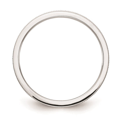 10k white gold 1 2mm line pattern stackable band 1stk21 120w 5 5