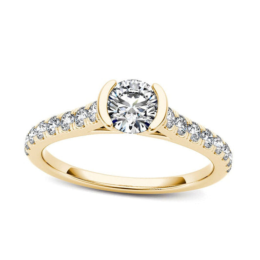 0.75 CT. T.W. Natural Diamond Engagement Ring in Solid 14K Gold