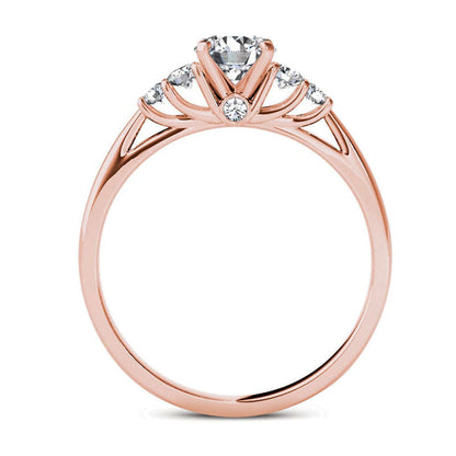 0.75 CT. T.W. Natural Diamond Engagement Ring in Solid 14K Rose Gold