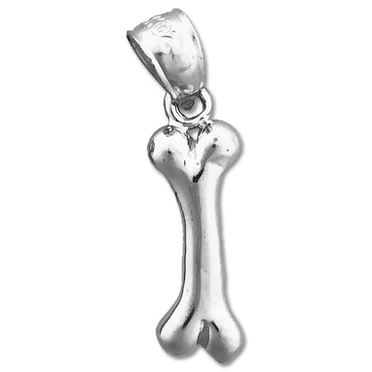 14K Gold 3D Dog Bone Charm