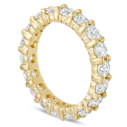 3.0 CT. T.W. Natural Diamond 4.0mm Eternity Band in Solid 14K Gold