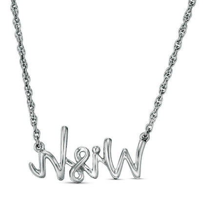 wish" Necklace in Sterling Silver - 17""