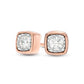 0.17 CT. T.W. Diamond Solitaire Cushion-Shaped Stud Earrings in 10K Rose Gold