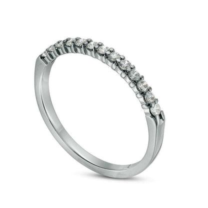 0.25 CT. T.W. Natural Diamond Band in Solid 14K White Gold