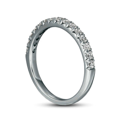0.50 CT. T.W. Certified Lab-Created Diamond Band in Solid 14K White Gold (F/VS2)