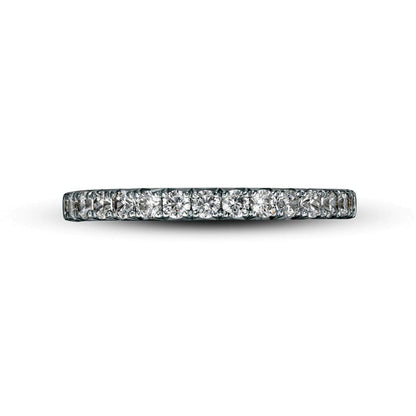 0.50 CT. T.W. Certified Lab-Created Diamond Band in Solid 14K White Gold (F/VS2)