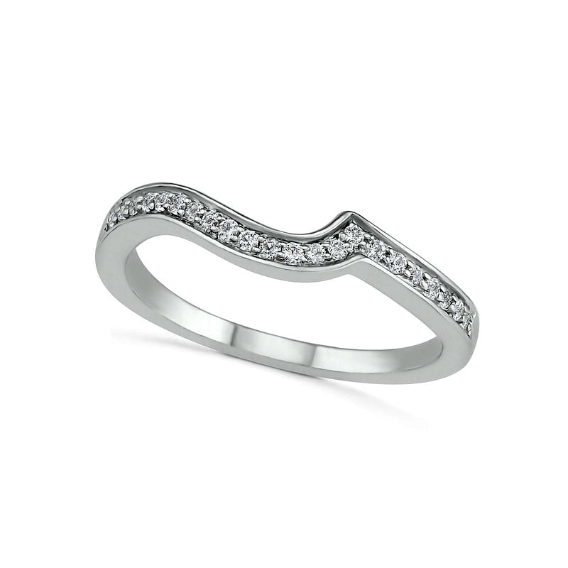 Oval Amethyst and White Lab-Created Sapphire Bypass Bridal Engagement Ring Set in Sterling Silver