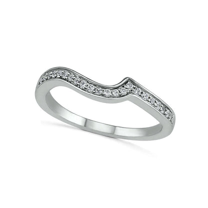Oval Amethyst and White Lab-Created Sapphire Bypass Bridal Engagement Ring Set in Sterling Silver