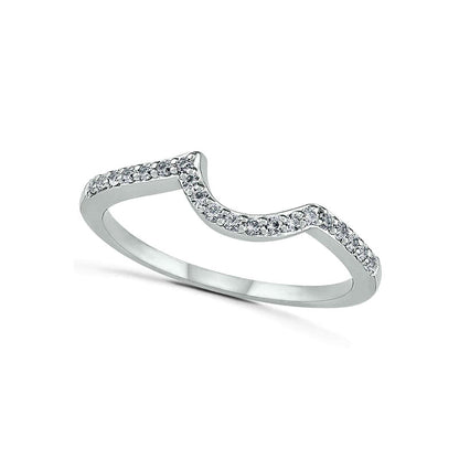 Oval Aquamarine and 0.10 CT. T.W. Natural Diamond Bypass Split Shank Bridal Engagement Ring Set in Sterling Silver