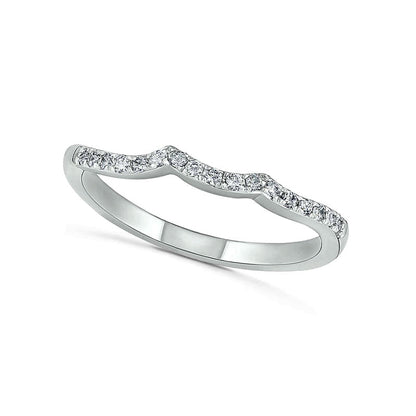 7.0mm Aquamarine and 0.38 CT. T.W. Natural Diamond Bypass Leaf Shank Bridal Engagement Ring Set in Solid 10K White Gold