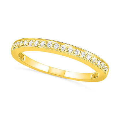 0.75 CT. T.W. Composite Cushion Natural Diamond Frame Antique Vintage-Style Bridal Engagement Ring Set in Solid 10K Yellow Gold