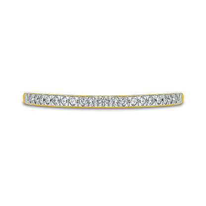 1.0 CT. T.W. Natural Diamond Tilted Frame Antique Vintage-Style Bridal Engagement Ring Set in Solid 10K Yellow Gold