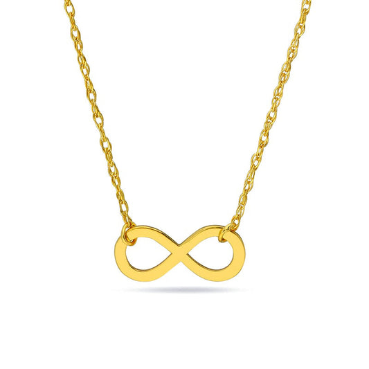 Mini Infinity Necklace in 14K Gold