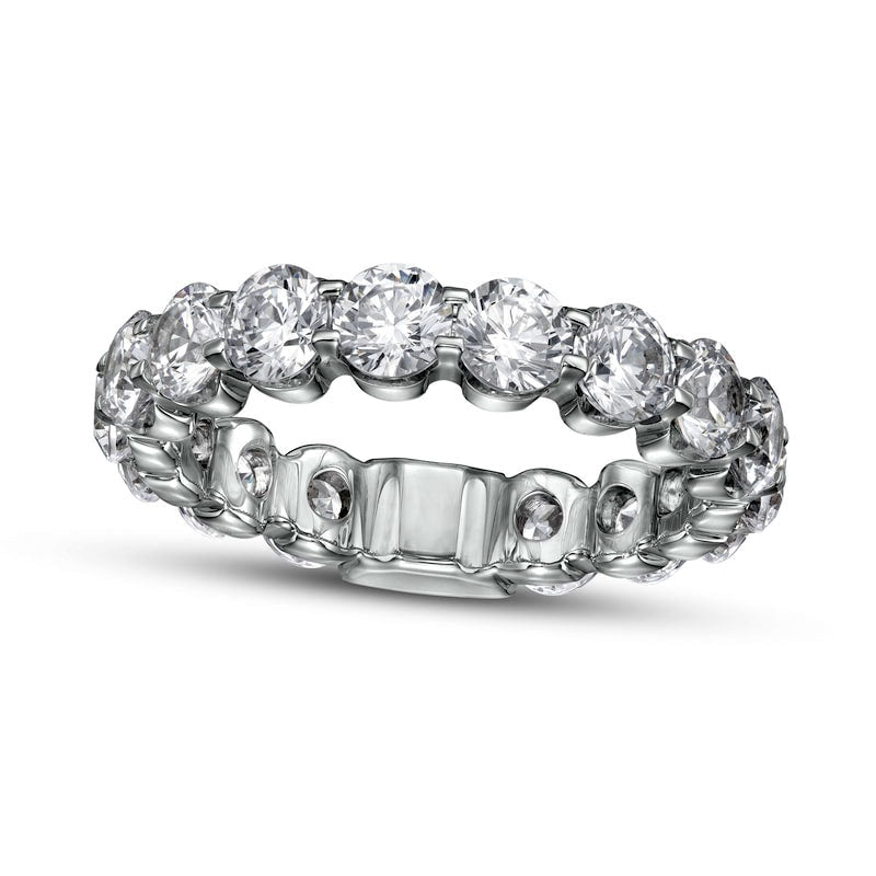 4 CT. T.W. Certified Lab-Created Diamond Eternity Anniversary Band in Solid 14K White Gold (F/VS2)