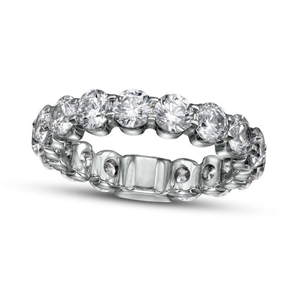 4 CT. T.W. Certified Lab-Created Diamond Eternity Anniversary Band in Solid 14K White Gold (F/VS2)
