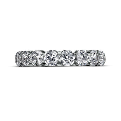 4 CT. T.W. Certified Lab-Created Diamond Eternity Anniversary Band in Solid 14K White Gold (F/VS2)
