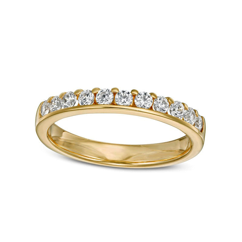 0.50 CT. T.W. Natural Diamond Anniversary Band in Solid 14K Gold