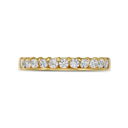 0.50 CT. T.W. Natural Diamond Anniversary Band in Solid 14K Gold