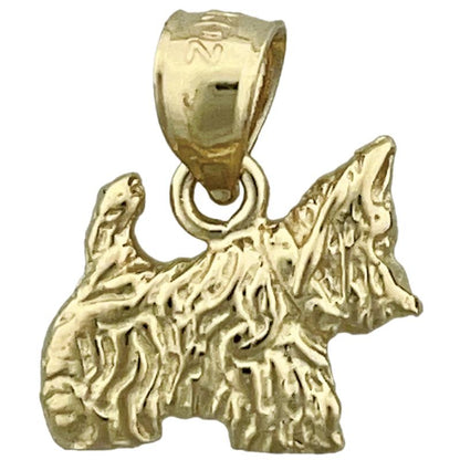 14K Gold Aberdeen Terrier Charm