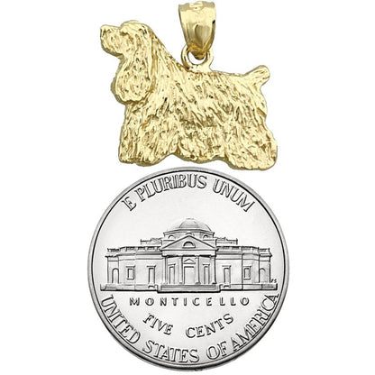 14K Gold American Cocker Spaniel Charm