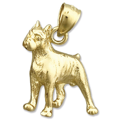 14K Gold Bull Terrier Charm