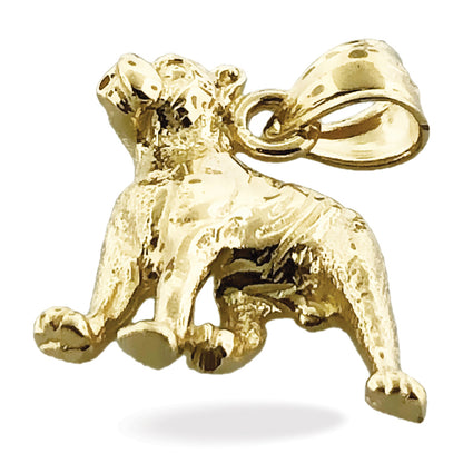 14K Gold Bull Terrier Charm