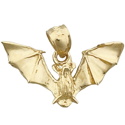 14K Gold 3D Bat Charm