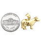 14K Gold Farm Cow Charm