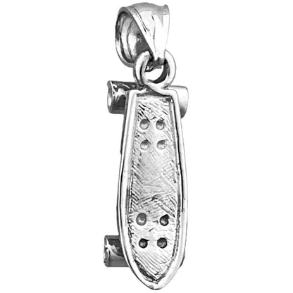 14K Gold 3D Skateboard Charm