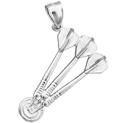 14K Gold Set of Dart Pendant