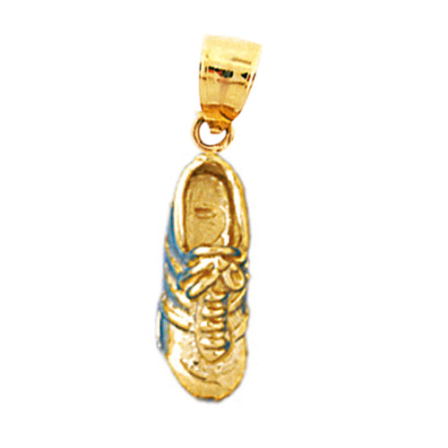 14K Gold Athletic Shoe Charm