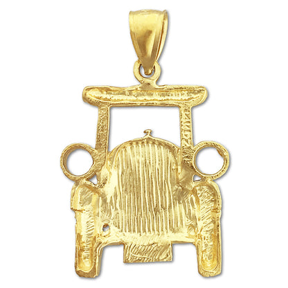 14K Gold Ford Model T Car Pendant