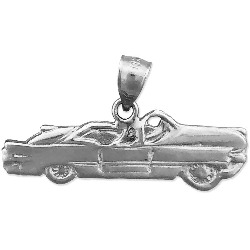14K Gold Convertible Classic Car Pendant